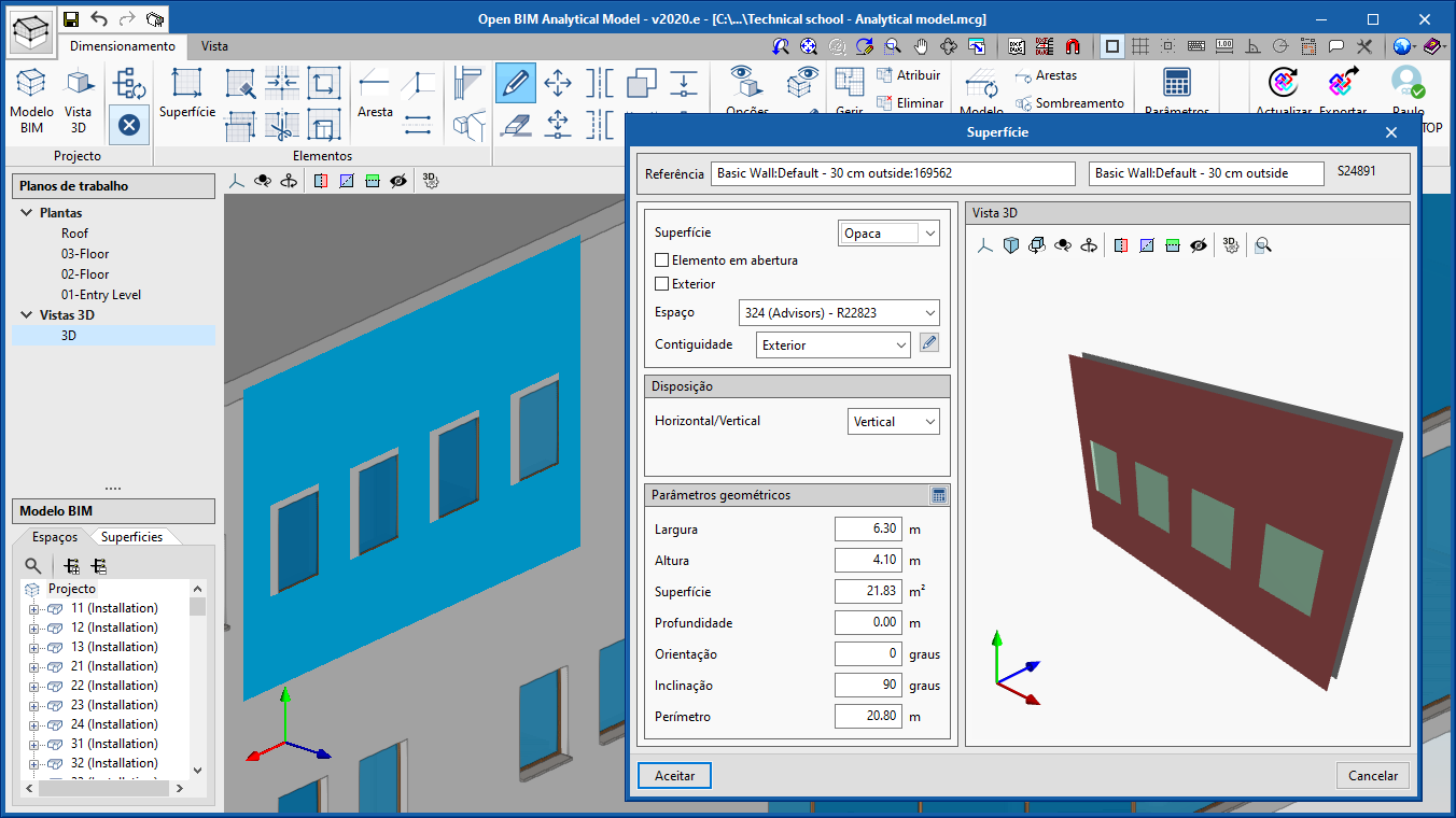Open BIM Analytical Model